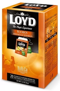 Loyd Tea Rooibos Honey&Vanilla 20 torebek - Herbata - miniaturka - grafika 1