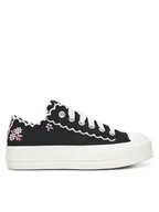 Trampki damskie - Converse Trampki Chuck Taylor All Star Lift A13529C Czarny - miniaturka - grafika 1
