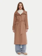 Płaszcze damskie - Tatuum Płaszcz przejściowy Meggy T2503.003 Beżowy Regular Fit - miniaturka - grafika 1