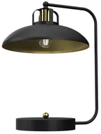 Lampy stojące - Lampka biurkowa Felix MLP8908 elegancka czarna złota - miniaturka - grafika 1