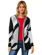 Swetry damskie - Cecil Damski kardigan B253536, mineralny szary melanż, XXL, Mineral Grey Melange, XXL - miniaturka - grafika 1