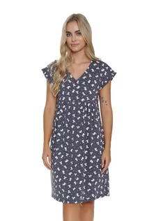 Piżamy ciążowe - Doctor Nap Koszula ciążowa z ukrytym zapięciem na suwak XL - grafika 1