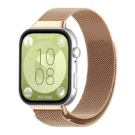 Akcesoria do smartwatchy - opaska pasek bransoleta MILANESEBAND Huawei Watch FIT 3 rose gold - miniaturka - grafika 1