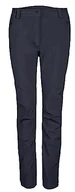 Spodnie damskie - Killtec Damskie spodnie softshellowe/spodnie outdoorowe KOW 34 WMN SFTSHLL PNTS, czarno-niebieskie, 40, 39847-000 - miniaturka - grafika 1