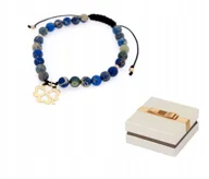 Bransoletki - Złoto 585 Bransoletka Złota Koniczynka (Różne Kolory) 14 karatów BZ60 - miniaturka - grafika 1