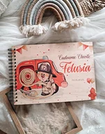 Pamiątka Chrztu Świętego - ALBUM STRAŻAK, prezent na Roczek, Chrzest, pamiątka chrztu świętego - miniaturka - grafika 1