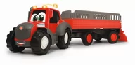 Samochody i pojazdy dla dzieci - Dickie ABC Massey Ferguson Traktor z przyczepą 5_790764 - miniaturka - grafika 1
