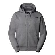 Bluzy męskie - Bluza The North Face Simple Dome Full Zip 0A89FDDYY1 - szara - miniaturka - grafika 1