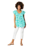 Bluzki damskie - Aller Simplement Bluzka w kolorze turkusowym - miniaturka - grafika 1