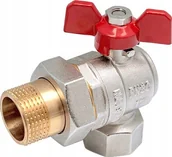 Zawory i kraniki - Perfexim PHA-010 ZAWOR KUL.KAT.SRUB.PN30 3/4 WZ MOT.CZERW - miniaturka - grafika 1