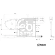 Klocki hamulcowe - Klocki hamulcowe - komplet FEBI BILSTEIN 180622 - miniaturka - grafika 1