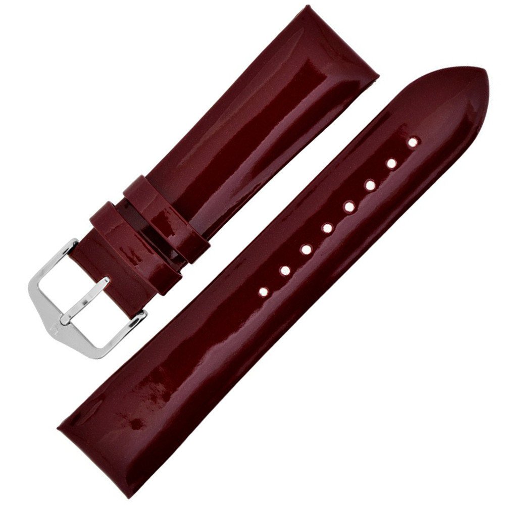 Pasek do zegarka Hirsch 01536160-2-18 czerwony 18mm
