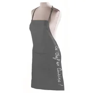 Fartuchy i rękawice kuchenne - Douceur d'intérieur Fartuch kuchenny damski GREY 60 x 84 cm bawełna B00BYY3YAE - miniaturka - grafika 1