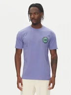 Koszulki męskie - Quiksilver T-Shirt Circle Back Ss EQYZT08054 Fioletowy Regular Fit - miniaturka - grafika 1