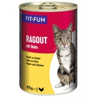 Mokra karma dla kotów - FIT+FUN Ragout Kurczak 48x415 g - miniaturka - grafika 1