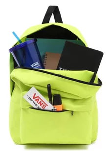 Plecak dziecięcy Vans New Skool 20 l - lime punch - Plecaki szkolne i tornistry - miniaturka - grafika 3