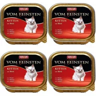 Mokra karma dla kotów - Animonda Vom Feinsten Kitten smak: z wołowiną 6 x 100g - miniaturka - grafika 1