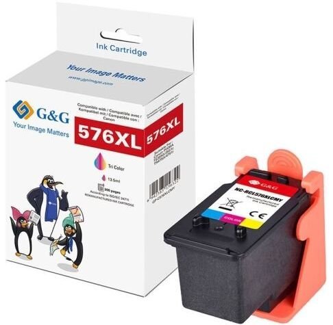Tusz G&G Patr. Canon CL-576XL XXL Pojemność: 13,5ml color/400 str. 21401