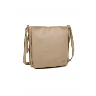 Beżowa Torebka Damska na Ramię Shopper LUIGISANTO Skóra Ekologiczna - Torebki damskie Beżowa Torebka Damska na Ramię Shopper LUIGISANTO Skóra Ekologiczna - Torebki damskie - miniaturka - grafika 1