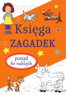 Księga zagadek - Kolorowanki, wyklejanki - miniaturka - grafika 1