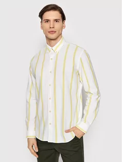 Koszule męskie - Selected Homme Koszula Hjalte 16083634 Beżowy Regular Fit - grafika 1