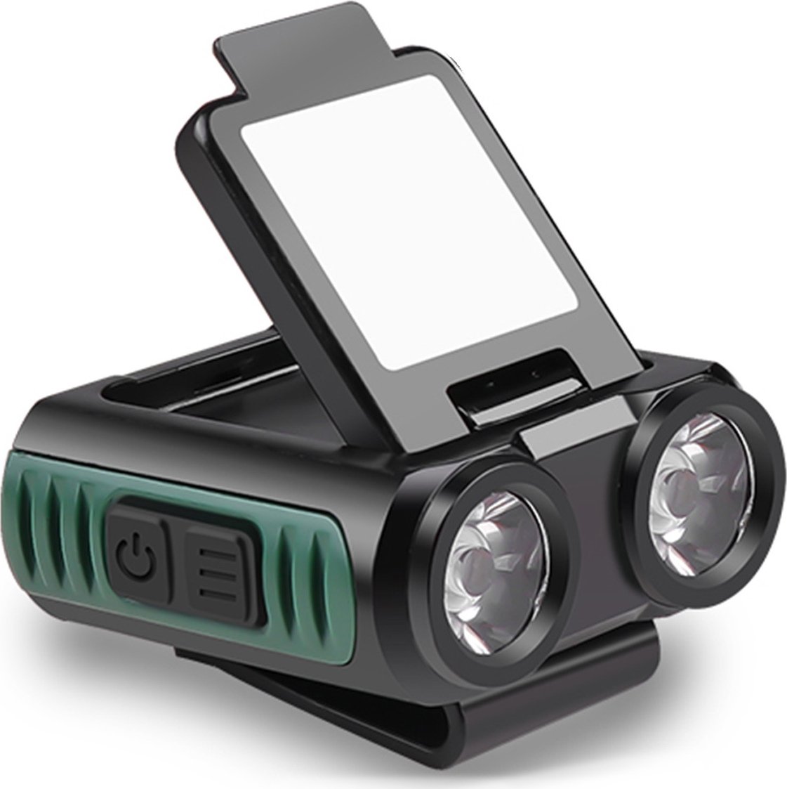 Latarka czołowa XPG+LED, wędkarska latarka czołowa, latarka z czujnikiem fali, ładowalna latarka czołowa, czerwone migające światło do przygód na świeżym powietrzu