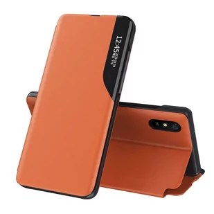Xiaomi Hurtel Eco Leather View Case do Redmi 9A Pomarańcz leather_20201126135054 - Szkła hartowane na telefon - miniaturka - grafika 1