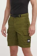 Spodenki męskie - The North Face szorty outdoorowe kolor zielony NF0A879RPIB1 - miniaturka - grafika 1
