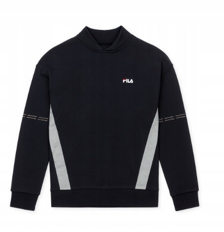 FILA CZARNA BLUZA DZIECIĘCA Z DŁUGIM RĘKAWEM LOGO 170-176 CM K_A