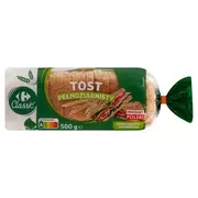 Inne pieczywo - Carrefour Classic Tost pełnoziarnisty 500 g - miniaturka - grafika 1