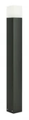 Lampy ogrodowe - Cube Nowoczesny słupek ogrodowy Max 100 cm czarny CB-MAX 1000 BL - miniaturka - grafika 1