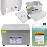 Myjki ultradźwiękowe - Myjka wanna ultradźwiękowa Heckermann JP-100S 30L + Płyn 5L - miniaturka - grafika 1