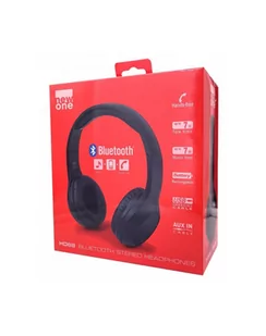 New-One Headphones HD 68 czarne - Słuchawki - miniaturka - grafika 1