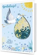 Kartki okolicznościowe i zaproszenia - Karnet Narodziny - artykuł papierniczy - miniaturka - grafika 1