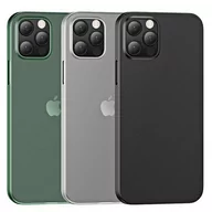 Etui i futerały do telefonów - USAMS Etui Gentle iPhone 12 Pro Max 6,7" zielony/transparent green IP12PMQR03 (US-BH610) - miniaturka - grafika 1