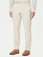 Spodnie męskie - Guess Spodnie materiałowe M4YB01 WG9Z2 Écru Regular Fit - miniaturka - grafika 1