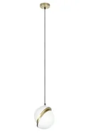 Lampy sufitowe - KingHome Lampa wisząca Globe 20 - złota XCP8465-1-20 - miniaturka - grafika 1