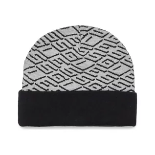 Czapki męskie - GUESS Czapka GEO BEANIE | z dodatkiem wełny - grafika 1