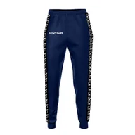 Spodnie sportowe damskie - Spodnie Sportowe Givova College Navy XL - Oddychające i Elastyczne - miniaturka - grafika 1