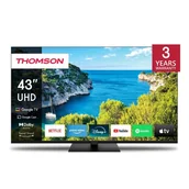Telewizory - THOMSON 43UG5C14 43" 4K UHD, Google TV - miniaturka - grafika 1