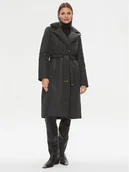 Kurtki damskie - Patrizia Pepe Kurtka zimowa 2O0124/A358-K103 Czarny Regular Fit - miniaturka - grafika 1