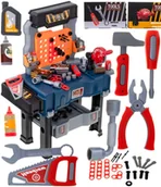 Zabawy w naśladowanie dorosłych - Zestaw Majsterkowicza w Walizce Warsztat 65 Narzędzi dla dzieci dziecka - miniaturka - grafika 1