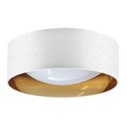 Lampy sufitowe - Sanico Tuluza 323163 plafon oprawa sufitowa 1x18W LED 4000K biały/złoty - miniaturka - grafika 1