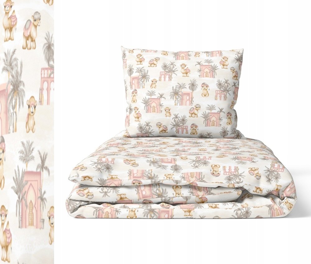 Pościel Dziecięca 160x200cm dla dziecka, Certfikat, wzór: Pustynia Róż