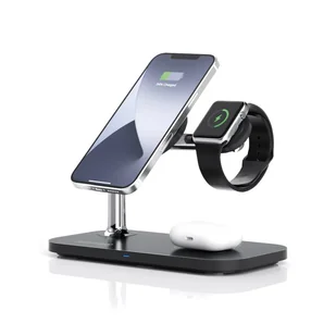 RealPower ChargeAIR Mag Smartfon, Smartwatch, Tablet Czarny USB Bezprzewodowe ładowanie Wewnętrzna - Ładowarki do telefonów - miniaturka - grafika 1