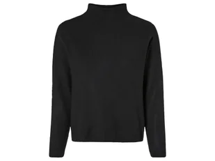 esmara® Sweter damski ze stójką (Czarny, L (44-46)) - Swetry damskie - miniaturka - grafika 1