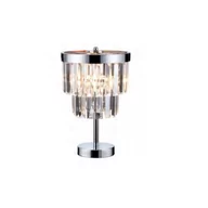 Lampy stojące - Light Prestige lampa stołowa Vetro E14 srebrna LP-2910/1T LP-2910/1T - miniaturka - grafika 1