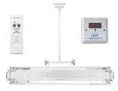 Urządzenia medyczne - NBV-2x30SLW RC lampa bakteriobójcza bezp. działania sufitowa z pilotem i licznikiem LED - miniaturka - grafika 1