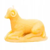 Świece - Świeca z wosku pszczelego baran - miniaturka - grafika 1