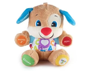 Maskotka interaktywna Piesek pluszak dla dzieci mówi uczy bawi Fisher Price - Zabawki interaktywne dla dzieci - miniaturka - grafika 1
